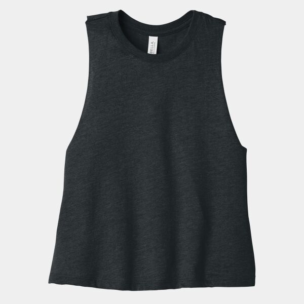 BELLA + CANVAS Women's Racerback Crop Tank Thumbnail